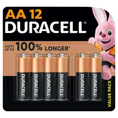 Duracell Alkaline AA Battery Pack (12 Pc.)