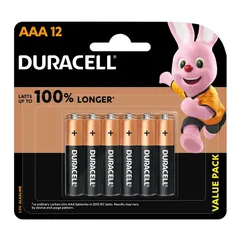 Duracell Alkaline AAA Battery Pack (12 Pc.)