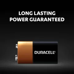 Duracell Alkaline 9V Battery Pack (2 Pc.)