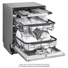 LG Built-In Dishwasher, DBC425TS (14 Place Setting, Dark Grey)