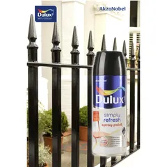 Dulux Simply Refresh Spray Paint (400 ml, NM Gloss Black)