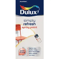 Dulux Simply Refresh Spray Paint (400 ml, Gloss Dark Blue)