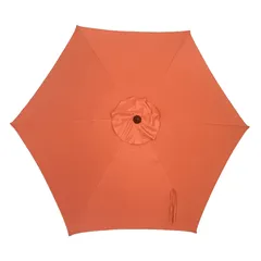 Living Accents Logan Steel Crank Umbrella (2.7 x 2.4 m, Terracotta)