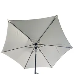 Living Accents Logan Steel Crank Umbrella (2.7 x 2.4 m, Beige)