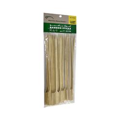 Camp Time Bamboo BBQ Sticks Pack (22 cm, 25 Pc.)