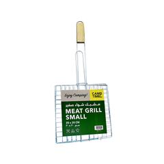 Camp Time Metal BBQ Grill Basket (20 x 20 cm, Small)