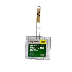 Camp Time Metal BBQ Grill Basket (20 x 20 cm, Small)