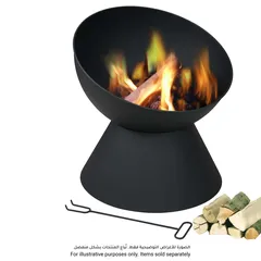 Steel Half Sphere Fire Pit (51 x 51 x 54 cm)