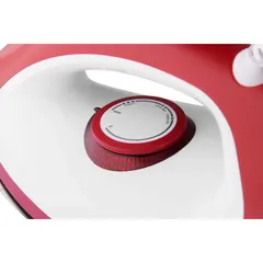 Electrolux EasyLine Non-Stick Soleplate Dry Iron, EDI1004 (10.5 x 26 x 12 cm, Red)