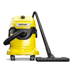 Karcher Wet & Dry Corded Vacuum Cleaner, WD 4 (1000 W) + Cordless Handheld Vacuum Cleaner, VCH 2 (7.2 V)