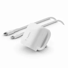 Belkin BoostCharge USB-C Wall Charger (20 W) + USB-C Cable W/Lightning Connector (1 m)