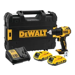 طقم مثقاب لاسلكي مع بطاريات وشاحن ديوالت DCD708D2T-GB (18 فولت)