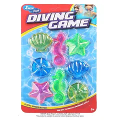 Mondo Diving Marine Toys Pack (Multicolors, 8 Pc.)