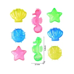 Mondo Diving Marine Toys Pack (Multicolors, 8 Pc.)