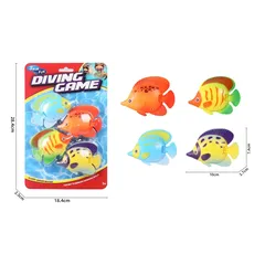 Mondo Diving Regalfish Toys Pack (Multicolors, 4 Pc.)