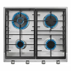 Teka 4-Burner Gas Hob, EX 60.1 4G AI AL DR CI BTN (E1) (8.4 x 58 x 50 cm)