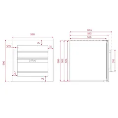 Teka Built-In Beverage Cooler, RVI 20041 GBK (41 Bottles)