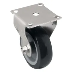Unbraked Medium Duty Fixed Castor, WC108 (75 mm, 60 kg)