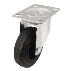 Unbraked Heavy Duty Swivel Castor, WC48 (100 mm, 75 kg)