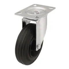 Unbraked Heavy Duty Swivel Castor, WC49 (125 mm, 100 kg)
