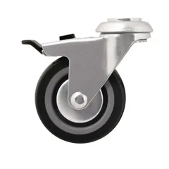 Braked Medium Duty Swivel Castor, WC64 (75 mm, 55 kg)