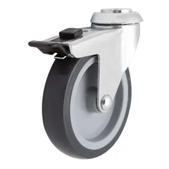 Braked Heavy Duty Swivel Castor, WC71 (100 mm, 70 kg)