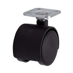 Unbraked Light Duty Swivel Twin Wheels Castor, WC9 (35 mm, 18 kg)