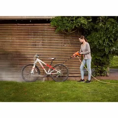 Black + Decker Cordless Pressure Washer W/Battery & Charger, BCPC18D1-GB (24 Bars)