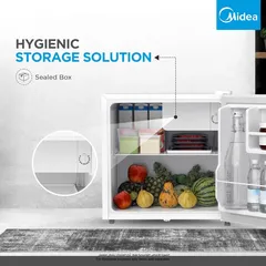 Midea Single-Door Refrigerator, MDRD86FGE01 (86 L)