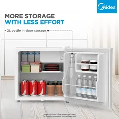 Midea Single-Door Refrigerator, MDRD86FGE01 (86 L)