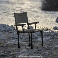 كرسي ألومنيوم وقماش كنفاس قابل للطي وايلد لاند (100 × 65 × 61.5 سم)