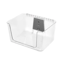 iDesign Wallspace Large Open Front Storage Bin & Bracket (31.78 x 38.86 x 20.24 cm)