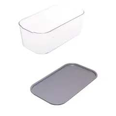 iDesign Wallspace Short Plastic Inner Bin (13.84 x 25.58 x 9.14 cm)