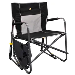 كرسي هزاز كبير جدًّا بطاولة جانبية جي سي آي فري ستايل (65.02 × 67.06 × 88.39 سم، أسود)