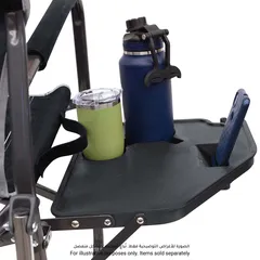 كرسي هزاز كبير جدًّا بطاولة جانبية جي سي آي فري ستايل (65.02 × 67.06 × 88.39 سم، أسود)