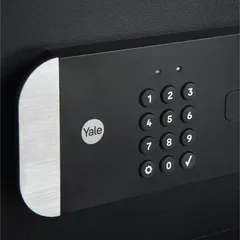 Yale Smart Safe W/Interior Light (Medium, Black)