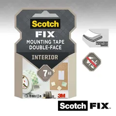 Scotch Fix Double-Face Interior Mounting Tape (19 mm x 1.5 m)