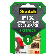 Scotch Fix Double-Face Exterior Mounting Tape (19 mm x 1.5 m)