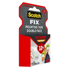 Scotch Fix Double-Face Extreme Interior Mounting Tape (19 mm x 1.8 m)