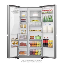 Hisense Freestanding Side-by-Side Smart Refrigerator, RS819N4ISU (601 L)