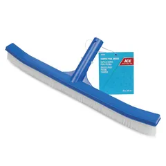 فرشاة حوض سباحة منحنية إيس (45.72 سم)