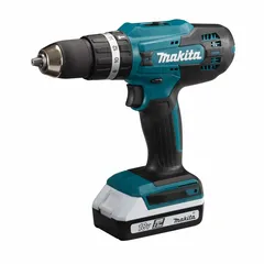 Makita Cordless Hammer Drill Driver W/Batteries & Charger, HP488DAEX2 (18 V) + Accessory Set (70 Pc.)