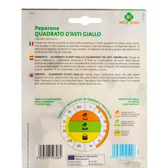 Royal Seeds Quadrato d'Asti Giallo Pepper Seeds