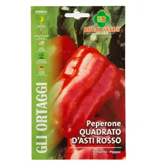 Royal Seeds Quadrato d'Asti Rosso Pepper Seeds