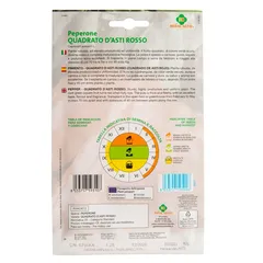 Royal Seeds Quadrato d'Asti Rosso Pepper Seeds