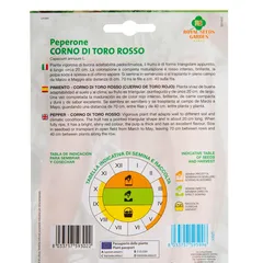 Royal Seeds Corno di Toro Rosso Pepper Seeds