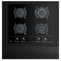 Teka Built-In 4-Burner Gas Hob, GBC 64000 KBA (60 x 51 x 11 cm)