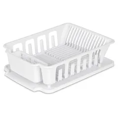 Sterilite Dish Rack Drainer Set (2 Pc.)