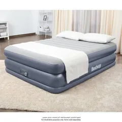 مرتبة سرير كوين هوائية مع مضخة تيار متردد داخلية تريتيك كوادكومفرت بيست واي (203 × 152 × 51 سم)