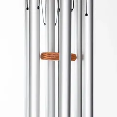 Arias 6 Tubes Wind Chime (34 in, Satin Silver)